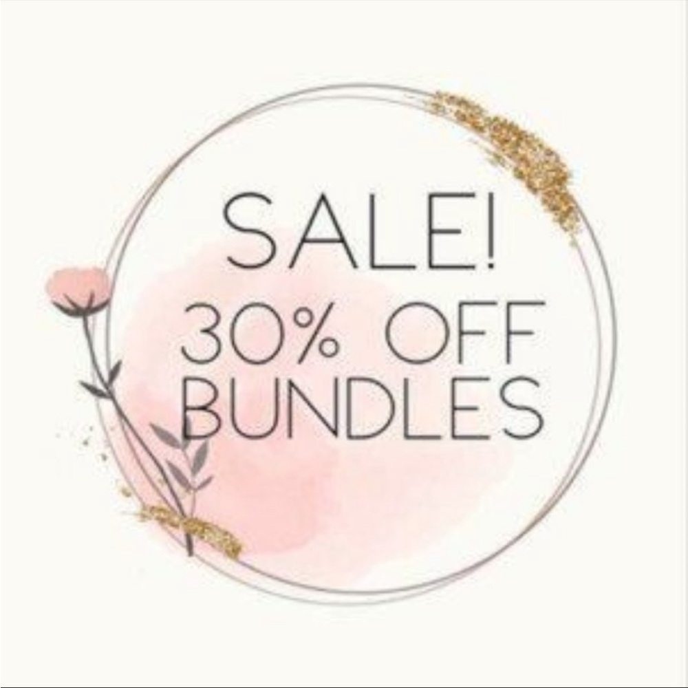 Bundle 2 items and get 30% Off! Entire Closet